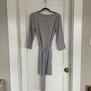 H&M Light Gray Long Sleeve Dress
